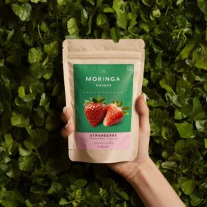 moringa powder in strawberry, Organic Moringa Powder in Strawberry flavour 250g ,nourish herbs Nourish herbs ,nourishherbs,